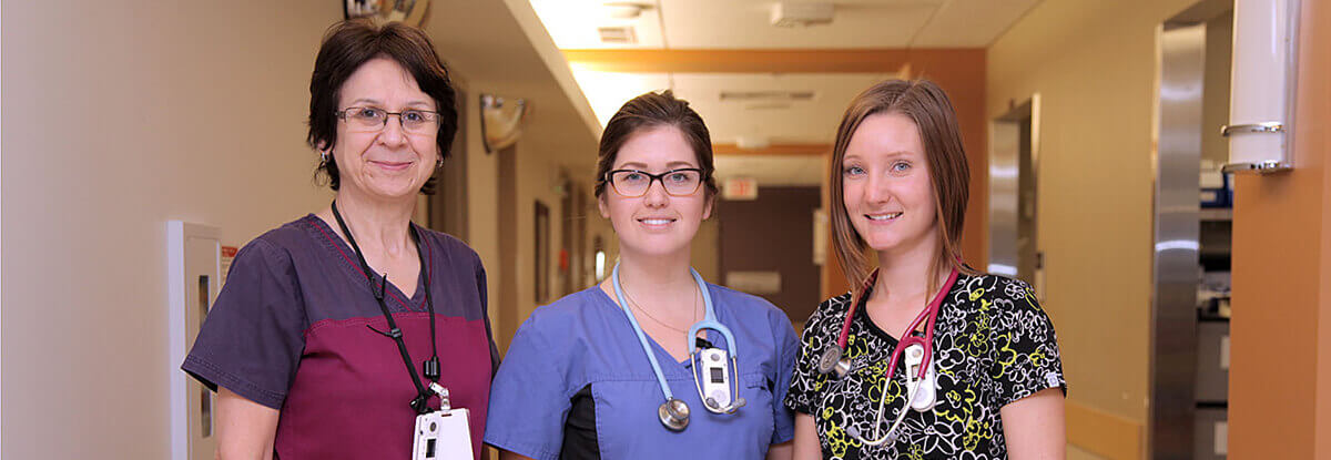 three female nurses